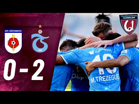 Ruzomberok 0-2  Trabzonspor MAÇ ÖZETİ VE GOLLERİ | UEFA Avrupa Ligi Maçı