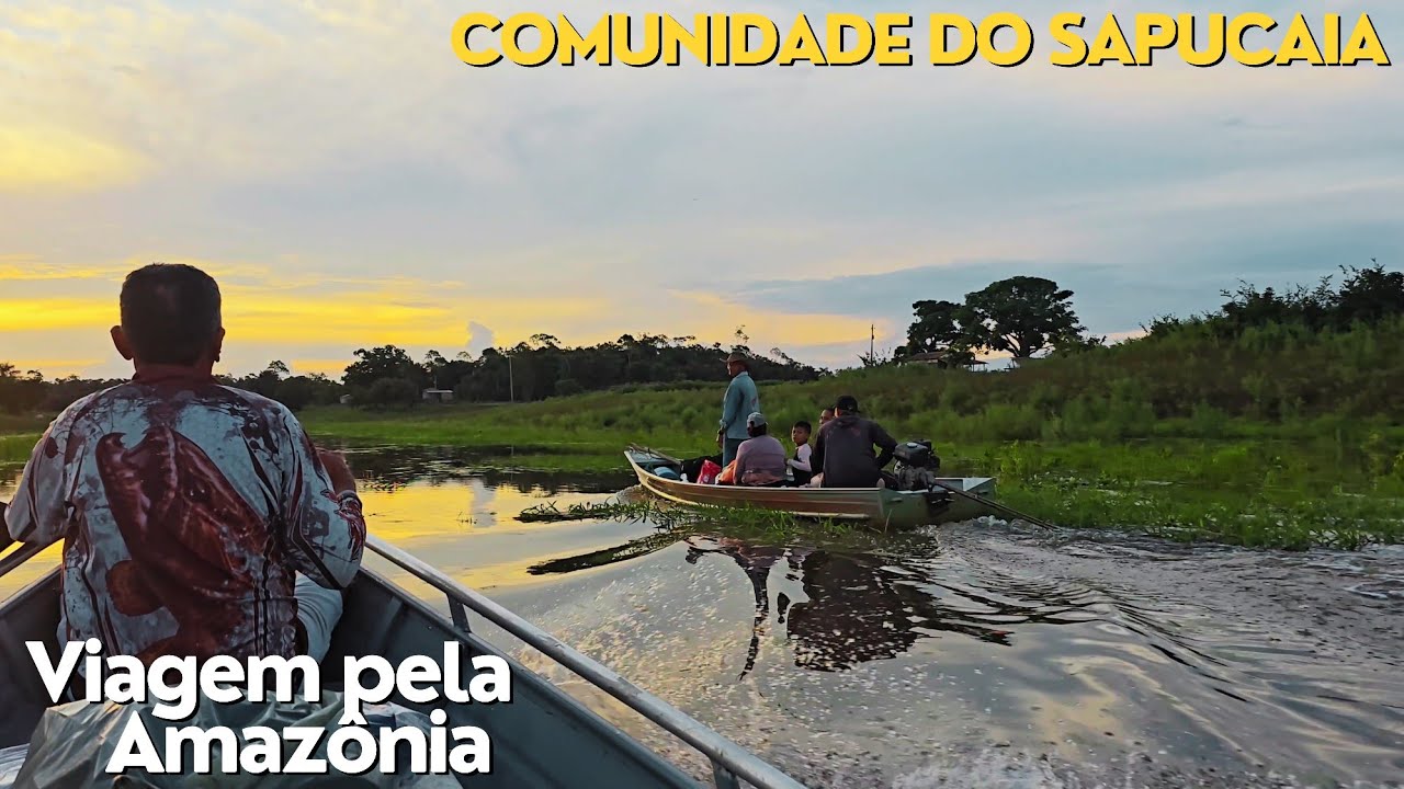 Viagem pela AMAZÔNIA de Manaus até minha Comunidade do SAPUCAIA
