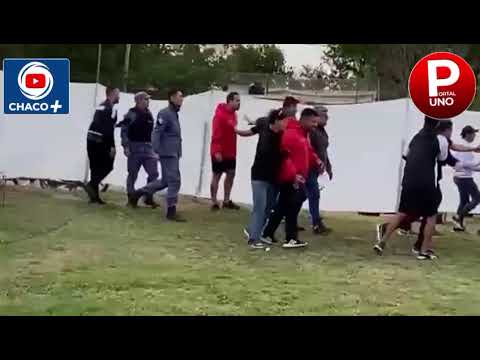 Colonia Elisa. Disturbios en el final del clásico 