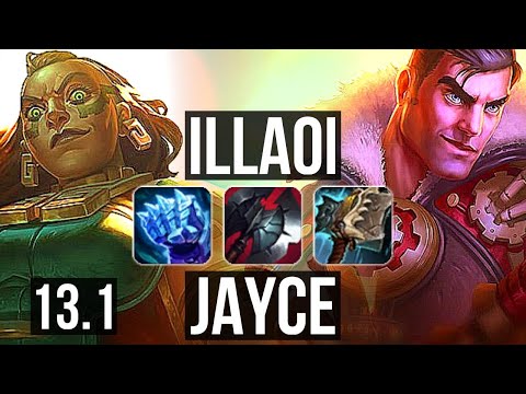 ILLAOI vs JAYCE (TOP) | Rank 3 Illaoi, 6/1/7, 1500+ games, 1.7M mastery | KR Master | 13.1