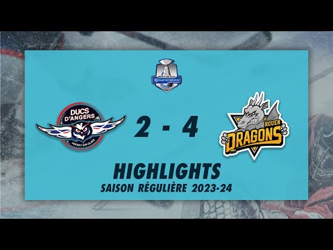 Ducs d'Angers 2-4 Dragons de Rouen - Highlights - Synerglace Ligue Magnus 2023/24