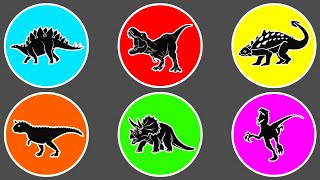 Dinosaurs: T Rex, Triceratops, Stegosaurus, Ankylosaurus, Carnotaurus, Velociraptor #69