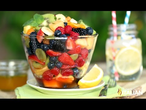 Orange Honey Rainbow Fruit Salad