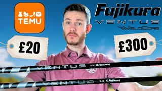 £20 TEMU Shaft vs £300 Fujikura Ventus – Surely Not?! 🤔