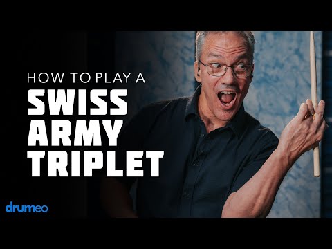 How To Play A Swiss Army Triplet - Drum Rudiment Lesson