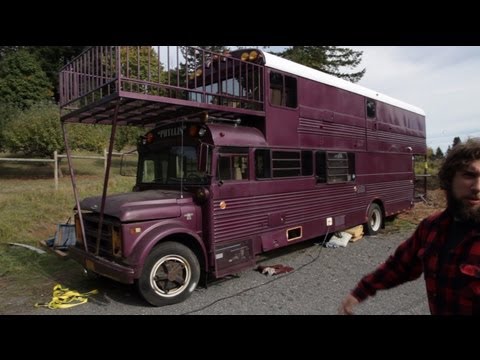 Tour of Double Decker School Bus Conversion | motorRV