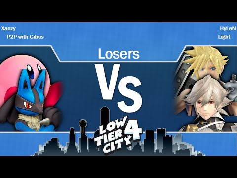 LTC4 - Xanzy + P2P with Gibus vs HyLeN + Light - Losers Smash 4