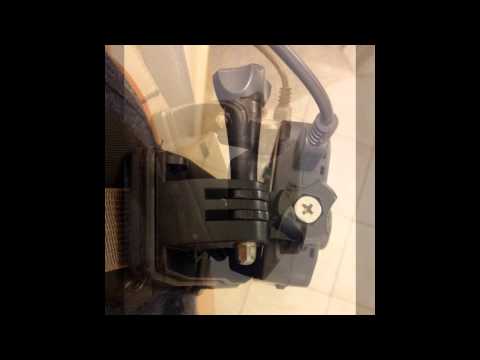 Backpack chest mount 808 DR32 DVR dashcam using as action camera