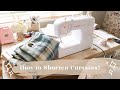 How to Shorten Curtains, Quick And Easy!