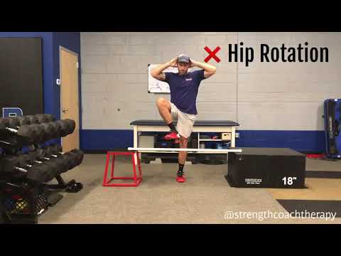 Standing Hurdle Test with Compensations