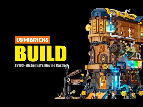 Lumibricks L9103 Alchemist's Moving Castle - Speed Build!