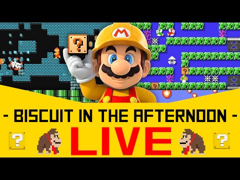 Biscuit In The Afternoon! Mario Maker! Send Me Your levels!