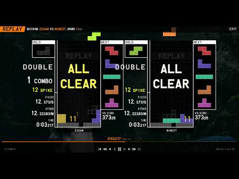 [TETR.IO] Tetra League FT7 - z2sam vs minest  (07-03-2021)