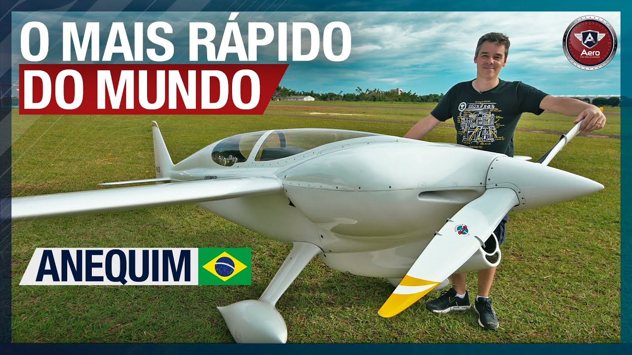 O AVIÃO monomotor a pistão MAIS RÁPIDO DO MUNDO É BRASILEIRO - Conheça o CEA- 311 Anequim