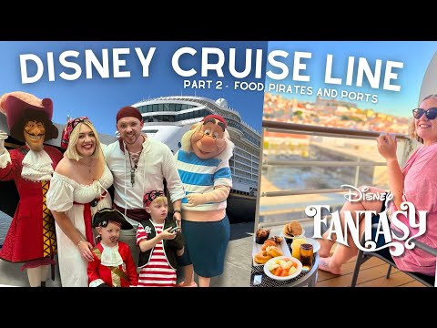 Thumbnail for OUR FIRST EVER DISNEY CRUISE ✨Pt. 2 Disney Fantasy Review, Lisbon & Pirate Night Adventures 🚢✨