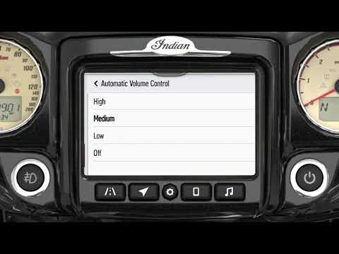 System Settings Overview on the 2020 Indian Motorcycle Ride Command