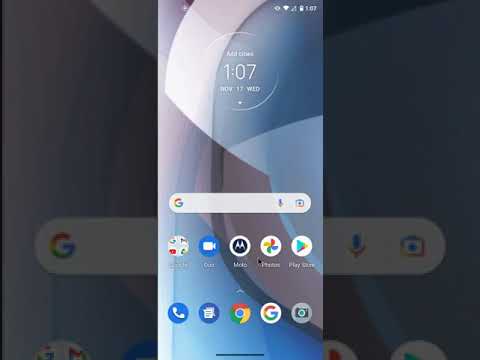 Motorola One 5G Ace Gestures - How to go back & close apps - Navigation bar - Home & Back button