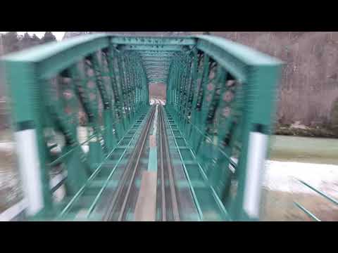 Passenger train Cab ride: Bohinj railway/Bohinjska proga: Nomenj - Bohinjska Bela