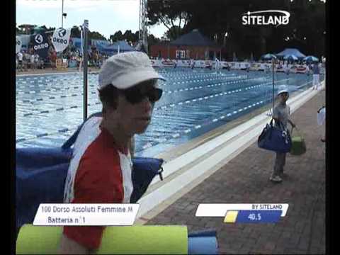 Serie 6 dei 100 Dorso  Assoluti Femmine Master - 13 Memorial Andrea Bettiol