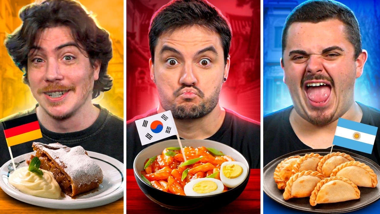 PROVANDO COMIDAS-CONFORTO DE DIFERENTES PAÍSES! QUEM FAZ MELHOR?