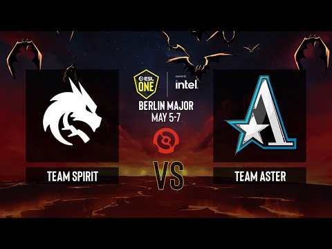 Dota2 - Team Spirit vs Team Aster - Game 1 - ESL One Berlin 2023 - Playoffs