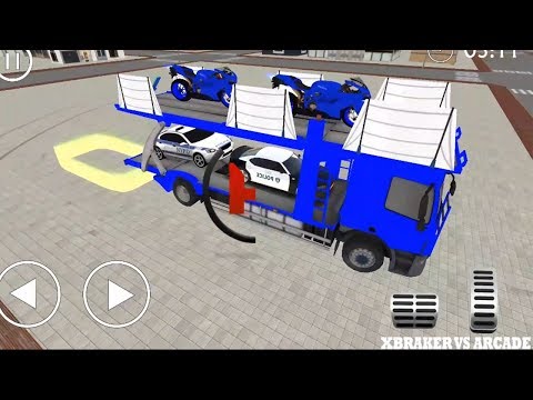 Police Airplane Transporter Track Game All Mission Completed - Android GamePlay FHD