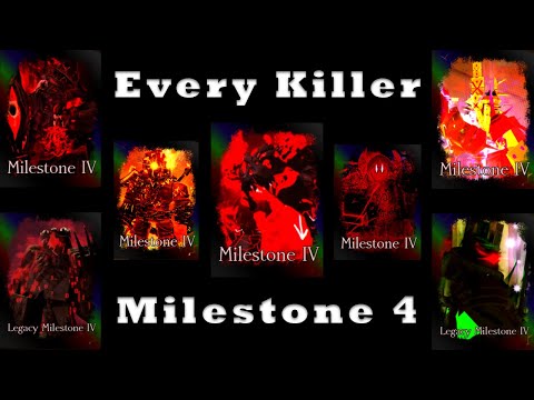 EVERY KILLER MILESTONE 4 SKIN! | Forsaken