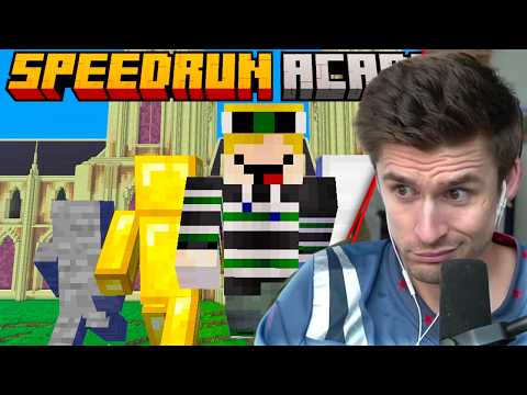 Ludwig reacts to Minecraft: SPEEDRUN ACADEMY