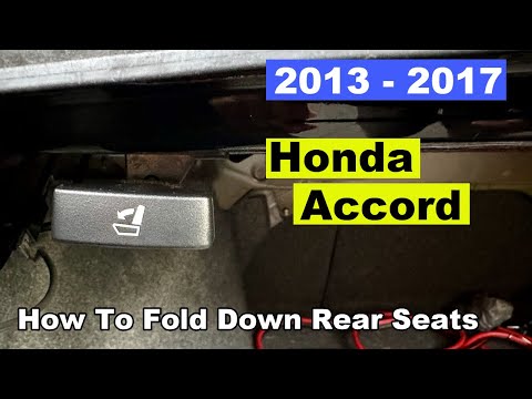 DIY 2013 2014 2015 2016 2017 Honda Accord Fold Down Rear Seats