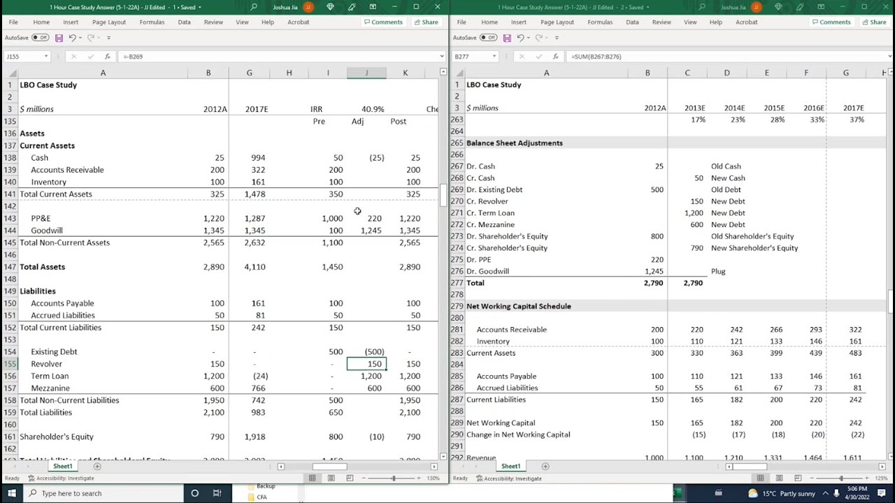 3 Statement LBO Model - Finance Interview Coach - YouTube