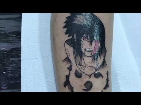 PRIMEIRO VÍDEO DO CANAL - TATUANDO O SASUKE UCHIHA