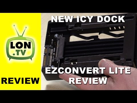Icy Dock 2,5 colio disko adapteris 3,5 colio (MB882SP- 1S- 3B) video