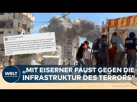 NAHOST: "GAZA BRENNT!" Israel bombardiert Gaza Stadt und beginnt Bodenoffensive
