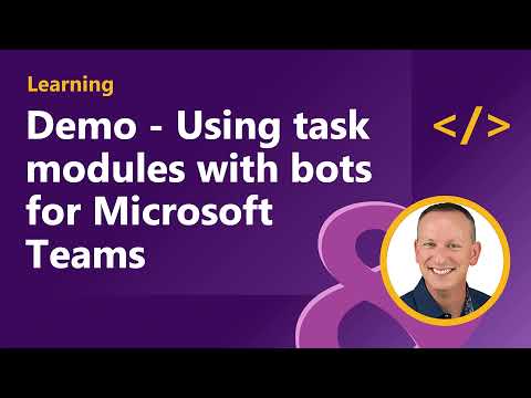 Demo Create a bot to host task modules for Microsoft Teams