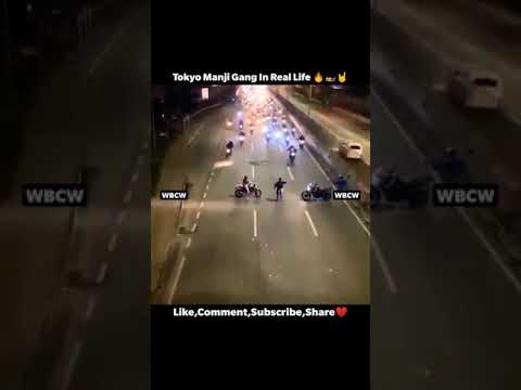 Tokyo Manji Gang In Real Life|Tokyo Revengers #shorts #motorcyclegang