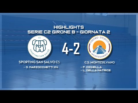 Sporting S. Salvo - Centrostorico Montesilvano 4-2 - HIGHLIGHTS - Serie C2/B - Giornata 2 - 25/10/25