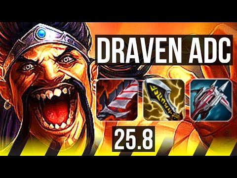 DRAVEN & Vel'Koz vs JHIN & Zyra (ADC) | 12/3/8 | NA Grandmaster | 25.8