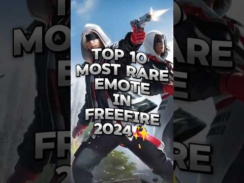 TOP 10 MOST RARE EMOTE IN FREEFIRE 2024✨ #shorts #freefire #trending #youtubeshorts #trending