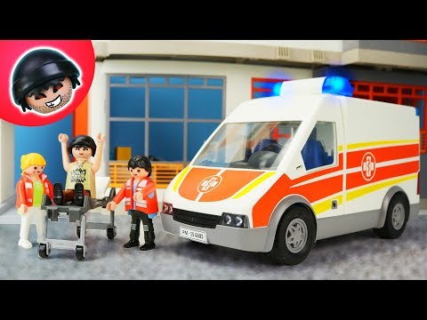 Raub im Krankenhaus - Playmobil Polizei Film - KARLCHEN KNACK #179