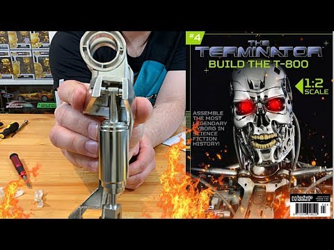 Build the Terminator T-800 Issue 4 - Upper Right Arm Assembly  ( Speed Build )