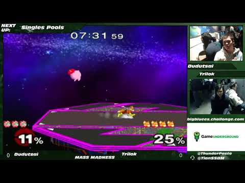 Mass Madness 20 SSBM - dudutsai (Jigglypuff) vs. Trilok (Fox) - Melee Pools