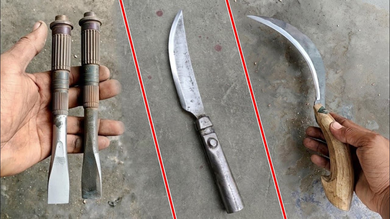 Three Tool Making From Scrap Metal | knife making & Chheni / Chisel | Darati /katari | diy tool