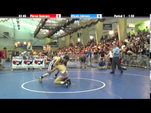 FILA Cadet 63 KG Pierce Gunnars vs. Micah Johnson