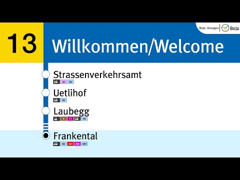 VBZ/ZVV Ansage | 13 Albisgütli - Frankental | BoJa Ansagen