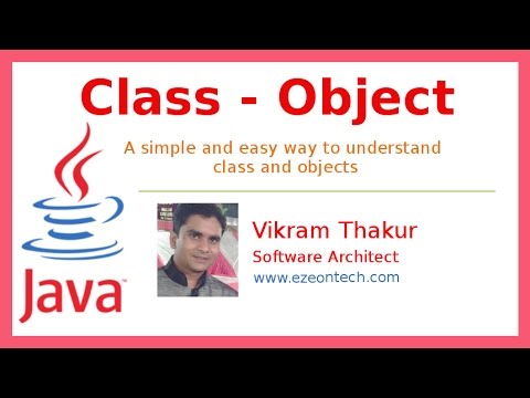 16 Java Simple Class And Object Program Java Training By Ezeon