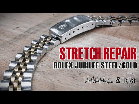 Rolex Jubilee Bracelet Stretchrepair - Vintwatches for Red Dead Restoration - ASMR