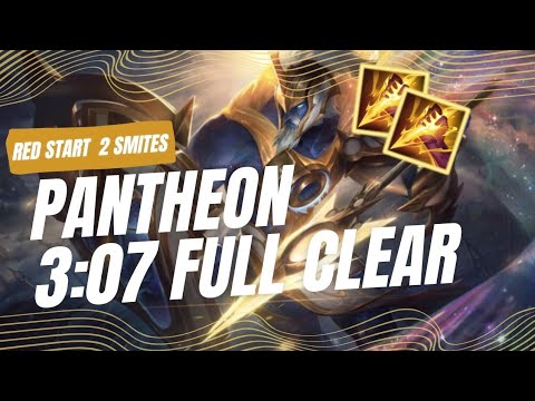 Pantheon Jungle Clear - 3:07 - Red Start - [Patch 25.20]