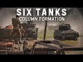 Hell Let Loose - 6 Tank Column a Fury Moment