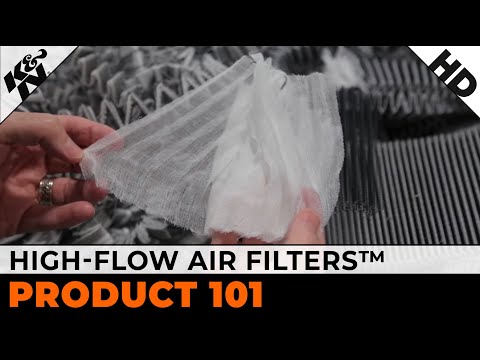K&N High-Flow Air Filter Product Overview