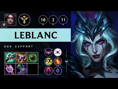 LeBlanc Support vs Yuumi - KR Master Patch 25.17